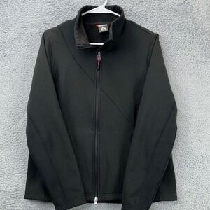 Nike ACG Fleece Jacket Womens‎ Large Black Lined Full Zip Coat Pockets Vintage